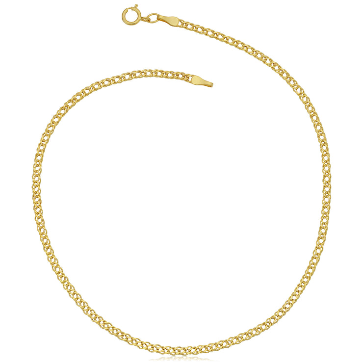 Gold Diamond Weave Ankle Bracelet in Sedalia, MO at Bichsel Jewelry