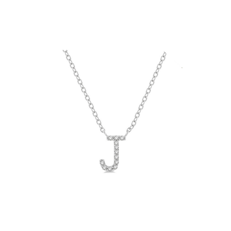 Diamond Initial Necklace