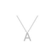 Diamond Initial Necklace