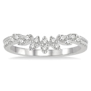 White Gold Curved Marquise Diamond Band in Sedalia MO at Bichsel Jewelry