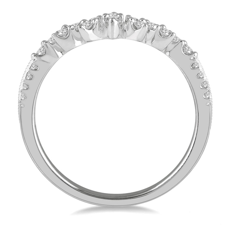 White Gold Curved Marquise Diamond Band in Sedalia MO at Bichsel Jewelry