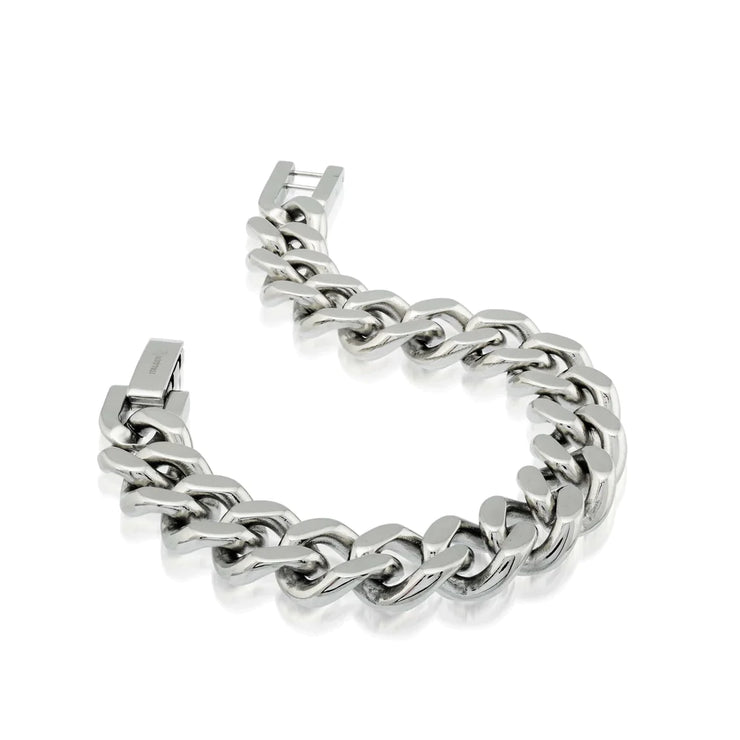 Stainless Steel Curb Link Bracelet Bichsel Jewelry