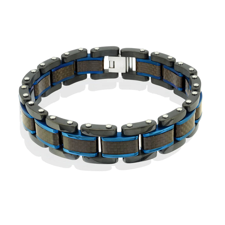 Stainless Steel & Carbon Fiber Bracelet in Sedalia MO at Bichsel Jewelry