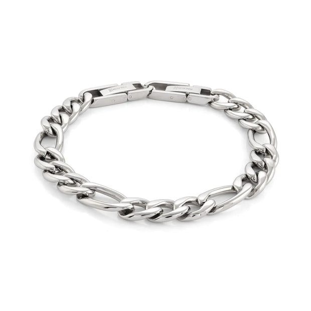 Stainless Steel Figaro-Link Bracelet in Sedalia MO at Bichsel Jewelry