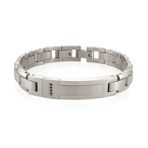 Stainless Steel ID Plate Bracelet in Sedalia, MO at Bichsel Jewelry