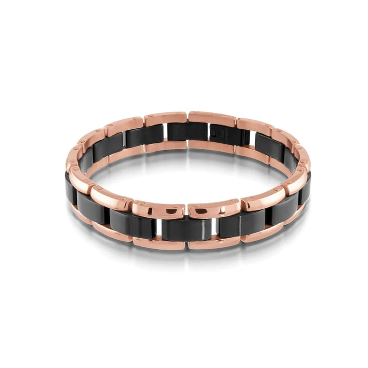 Two-Tone Link Stainless Steel Bracelet in Sedalia, MO at Bichsel Jewelry