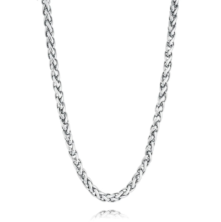 Stainless Steel Polished Wheat Chain in Sedalia, MO at Bichsel Jewelry
