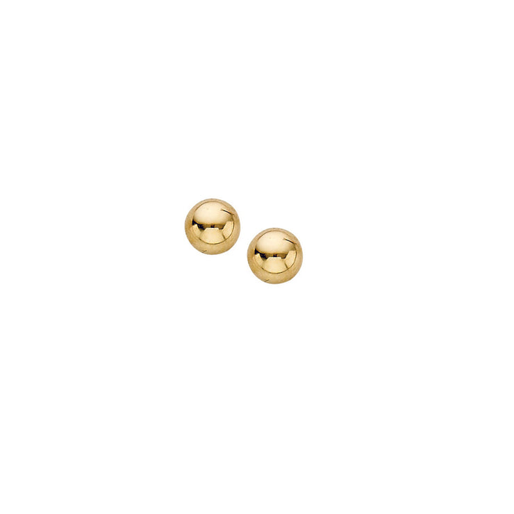 14K Yellow Gold Ball Stud Earrings in Sedalia, MO at Bichsel Jewelry