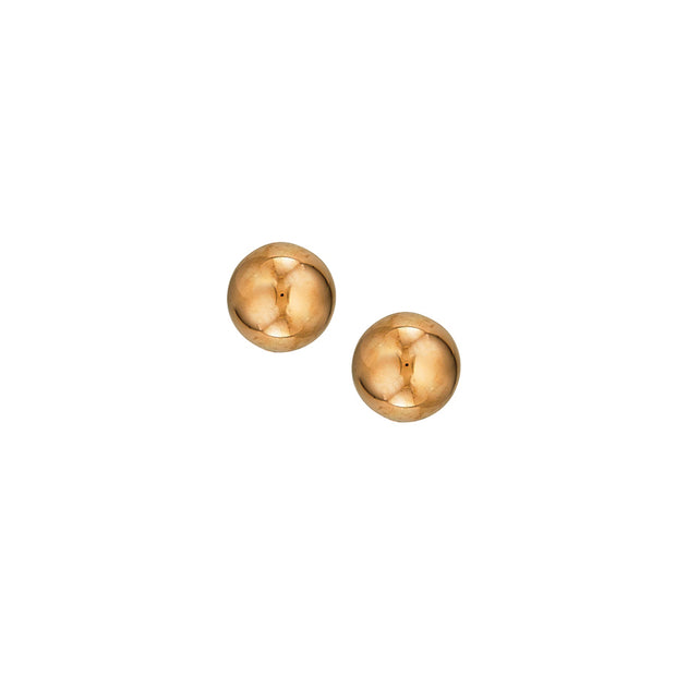 14K Rose Gold Ball Stud Earrings in Sedalia, MO at Bichsel Jewelry