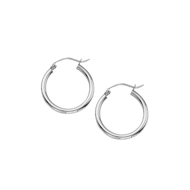 White Gold Hoop Earrings in Sedalia, MO at Bichsel Jewelry