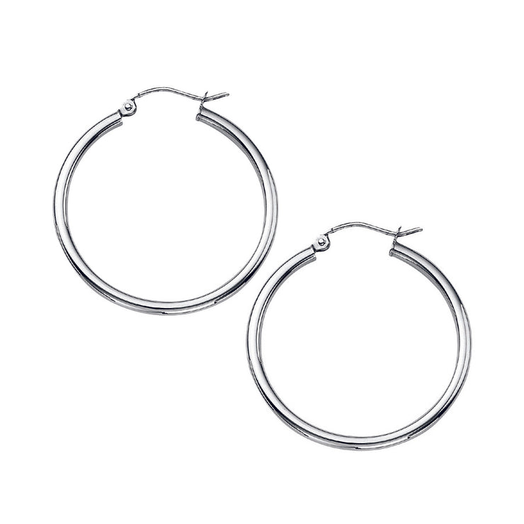 White Gold Hoop Earrings in Sedalia, MO at Bichsel Jewelry