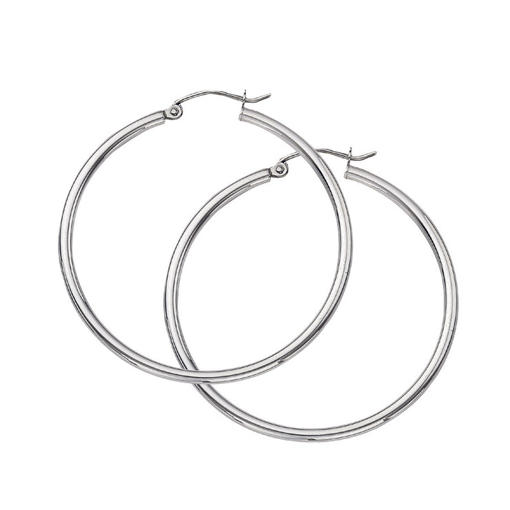 White Gold Hoop Earrings in Sedalia, MO at Bichsel Jewelry