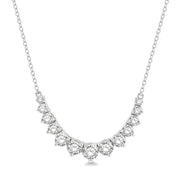 Graduated Diamond Crescent Pendant