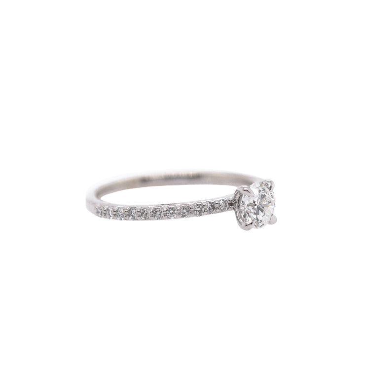 White Gold Round Diamond Engagement Ring in Sedalia, MO at Bichsel Jewelry