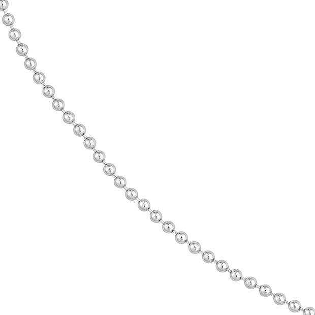 White Gold Ball Necklace in Sedalia, MO at Bichsel Jewelry