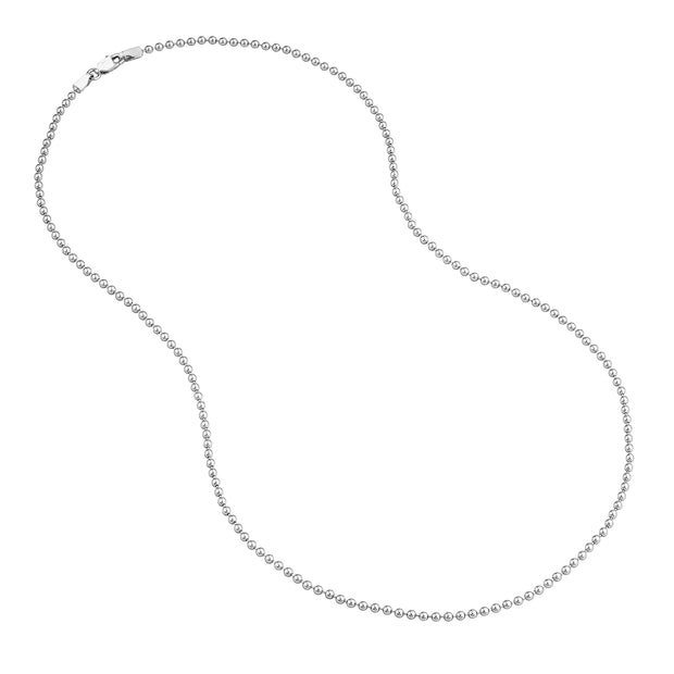 White Gold Ball Necklace in Sedalia, MO at Bichsel Jewelry