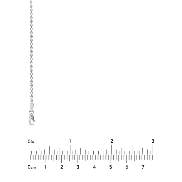 White Gold Ball Necklace in Sedalia, MO at Bichsel Jewelry