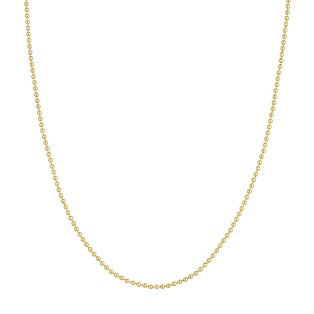 Yellow gold ball necklace in Sedalia, MO at Bichsel Jewelry