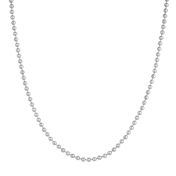 White Gold Ball Necklace at Bichsel Jewelry in Sedalia, MO