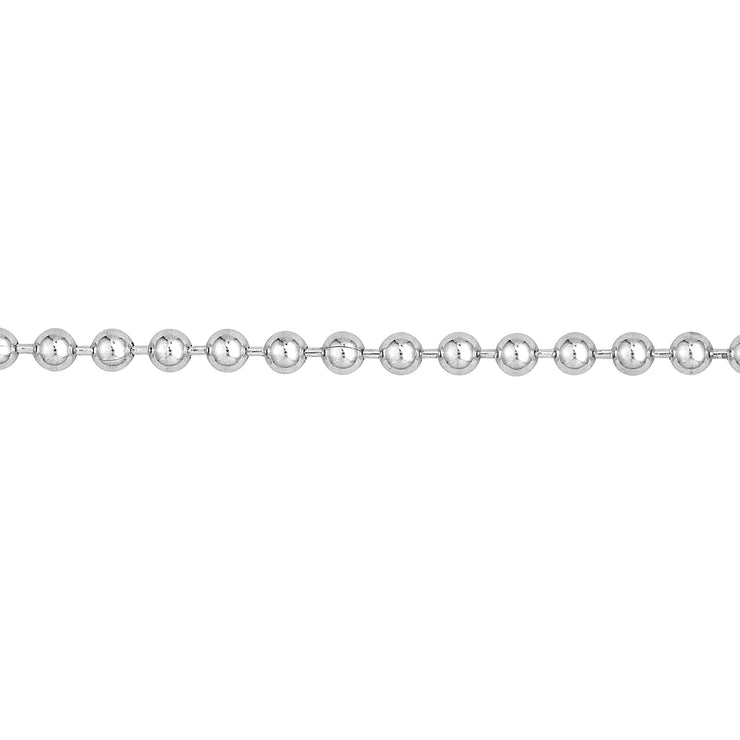 White gold beaded ball bracelet at Bichsel Jewelry in Sedalia, MO
