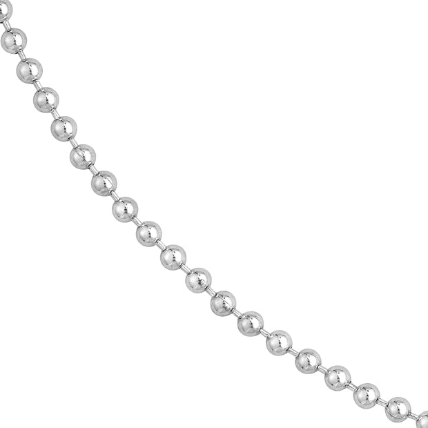 White Gold Ball Necklace at Bichsel Jewelry in Sedalia, MO