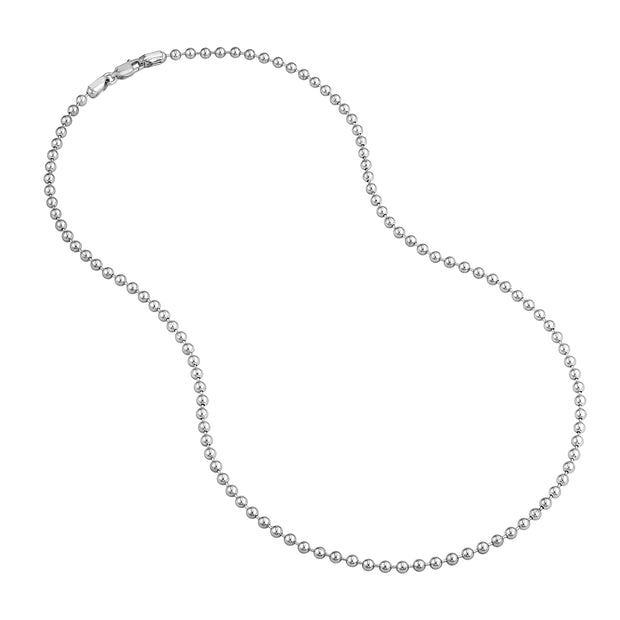 White Gold Ball Necklace at Bichsel Jewelry in Sedalia, MO