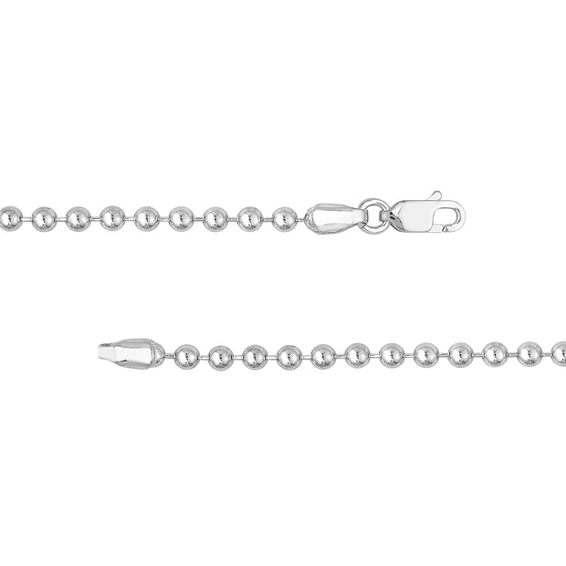 White Gold Ball Necklace at Bichsel Jewelry in Sedalia, MO