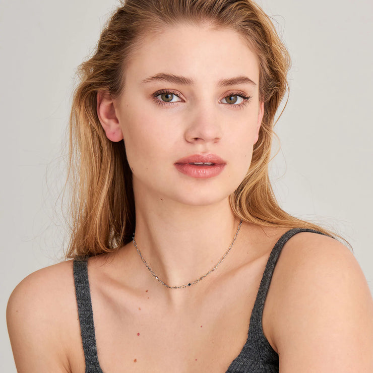 Ania Haie Silver Spike Necklace