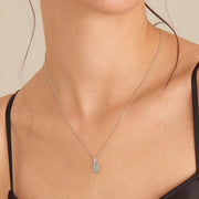 Ania Haie 925 Sterling Silver Glam Tag Pendant with CZ Stones. Bichsel Jewelry in Sedalia, MO. Shop online or in-store today!