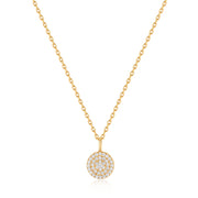 Ania Haie Glam Disc Pendant Necklace