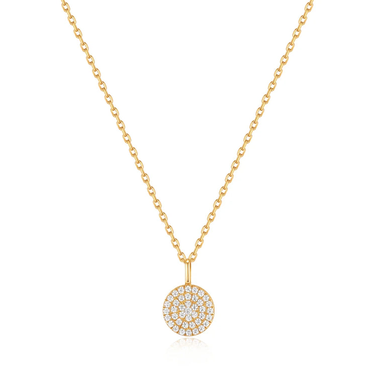 Ania Haie Glam Disc Pendant Necklace