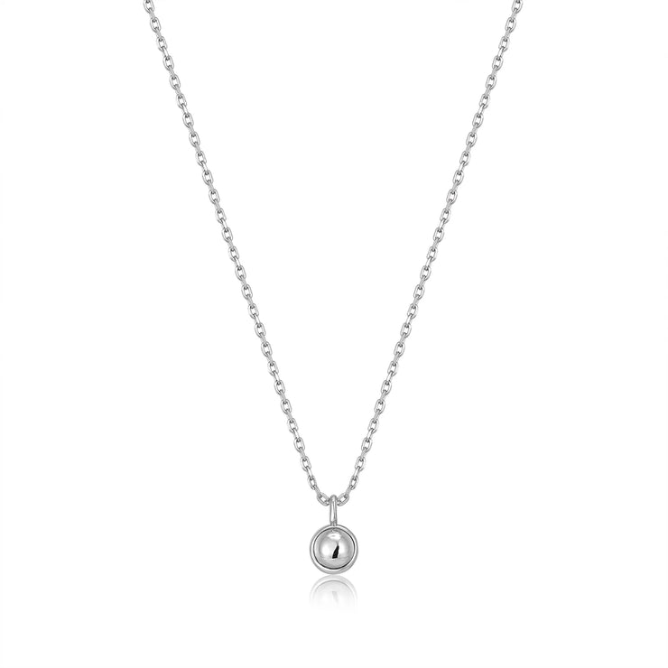 Ania Haie Silver Orb Drop Necklace