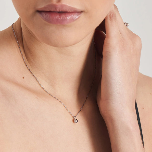 Ania Haie Silver Orb Drop Necklace