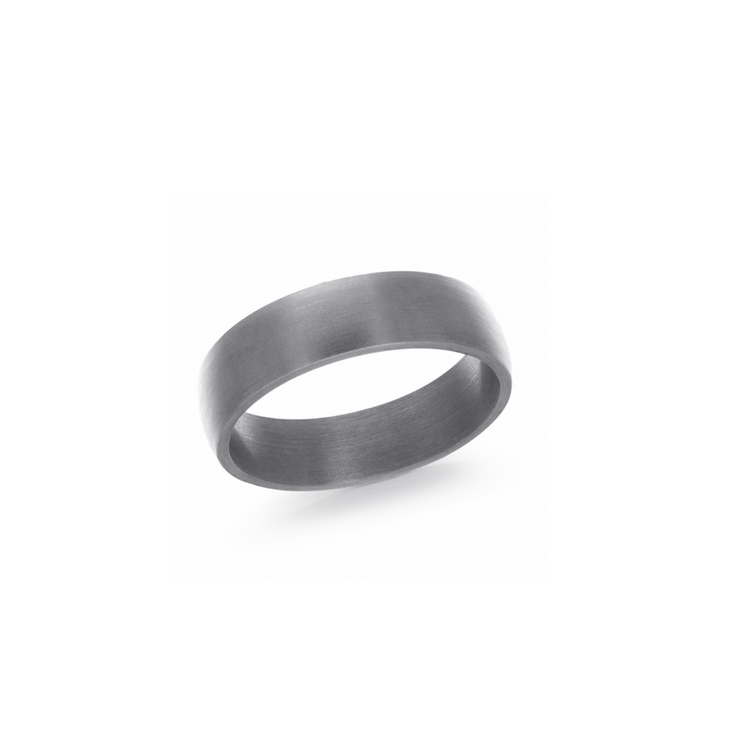 6mm Grey Satin Finish Tantalum Band