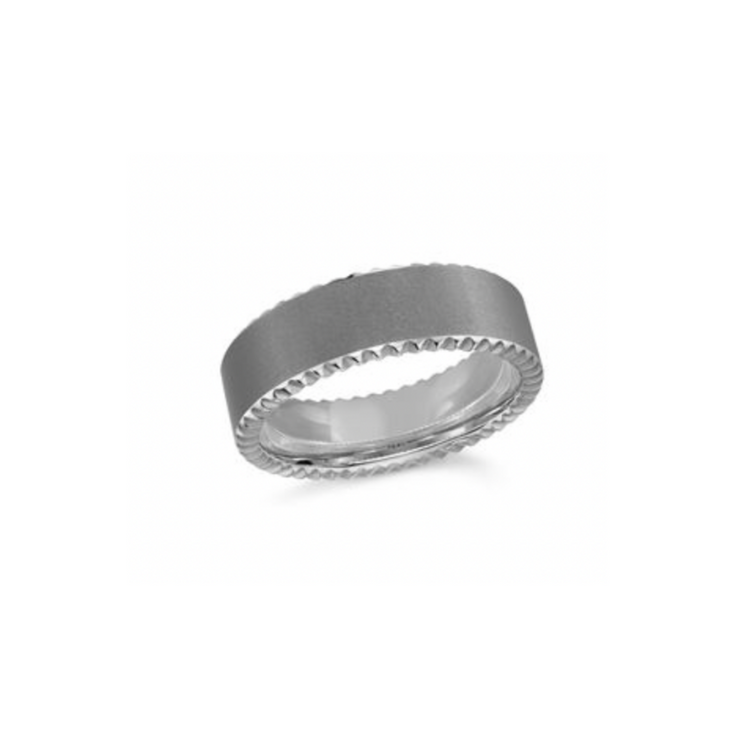 Tungsten Brushed Finish Band