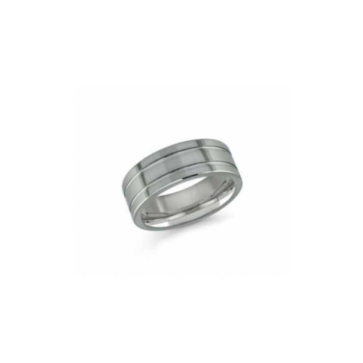 Silver Tungsten Band