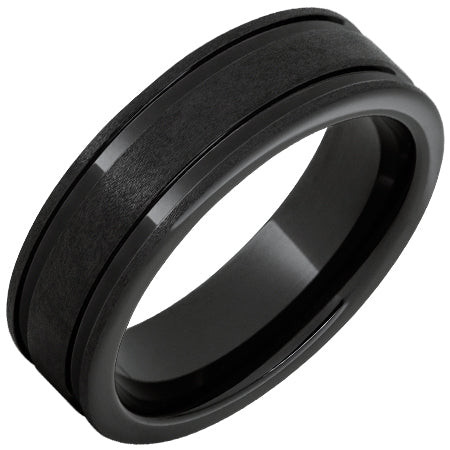 Men's Black Ceramic Band in Sedalia MO at Bichsel Jewelry