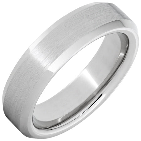 Serinium® Beveled Satin Finish Band