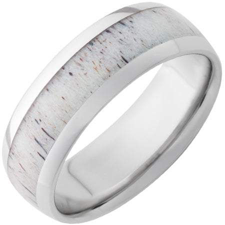 Serinium® Domed Antler Inlay Band