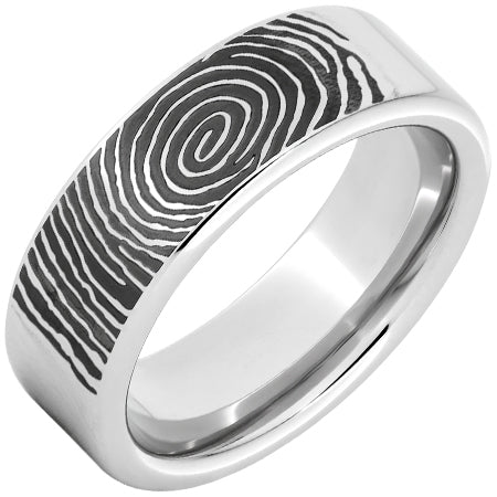 Serinium® Laser-Engraved Fingerprint Band