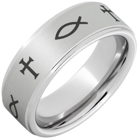 Serinium® Icthus Engraved Band