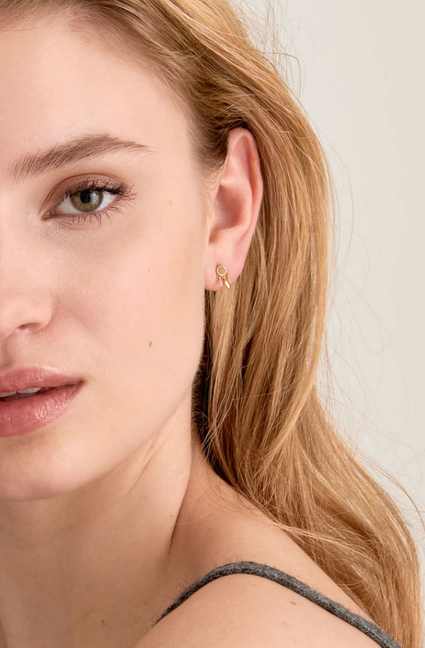Ania Haie Gold Midnight Fringe Stud Earrings