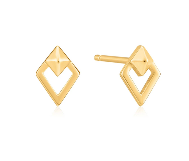 Ania Haie Spike Diamond Stud Earrings