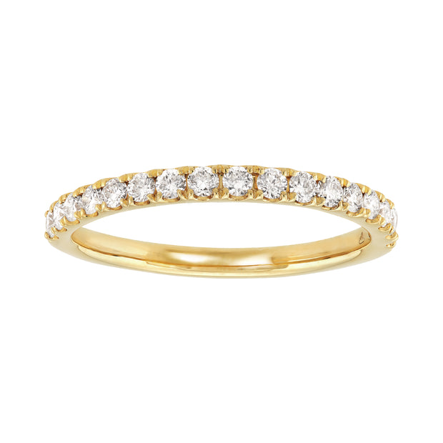 14K Yellow Gold Lab Grown 0.38ct Round Diamond Band. Bichsel Jewelry in Sedalia, MO. Shop ring styles online or in-store today!