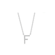 Diamond Initial Necklace