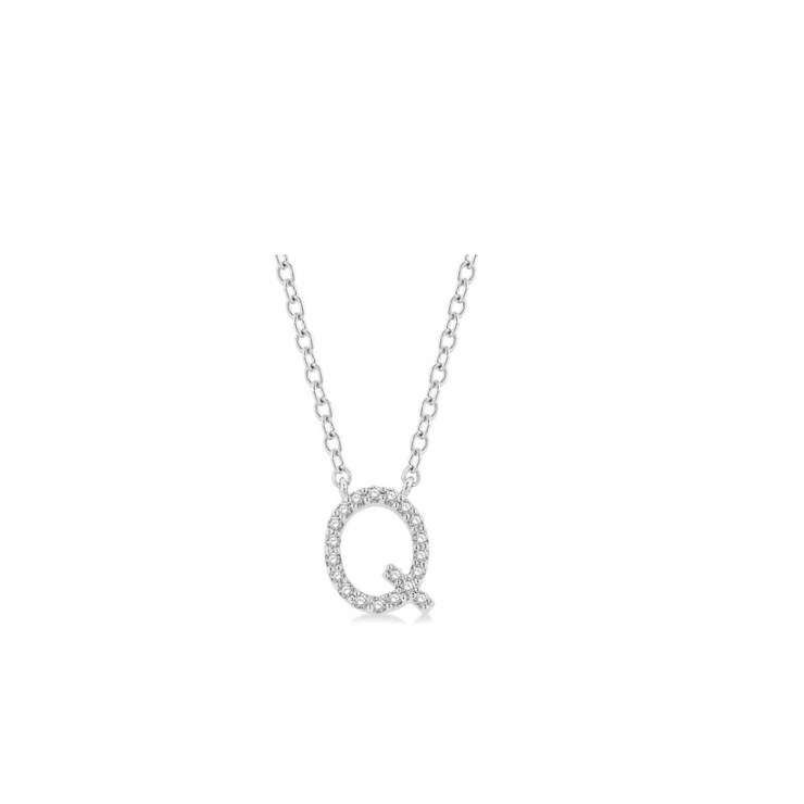 Diamond Initial Necklace