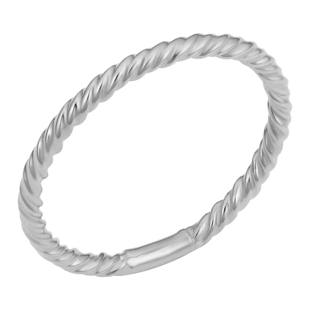White Gold Stackable Ring in Sedalia, MO at Bichsel Jewelry