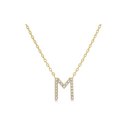 Diamond Initial Necklace