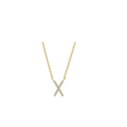 Diamond Initial Necklace