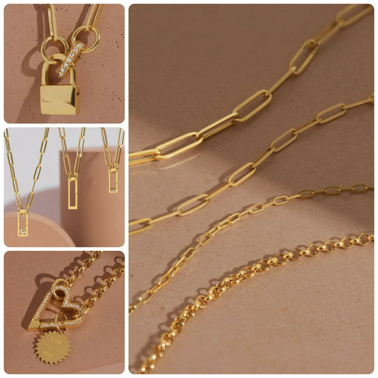 Gold padlock pushlock at Bichsel Jewelry in Sedalia, MO
